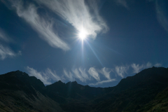 George Lum - Spatsizi mountains clouds. Mountain Scenery category, 2023.