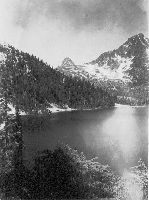 The Behinde and The Golden Hinde looking over Schjelderup Lake 1937.