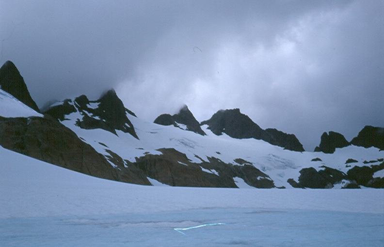 View of the Haihte Range 1968 – Ralph Hutchinson photo.