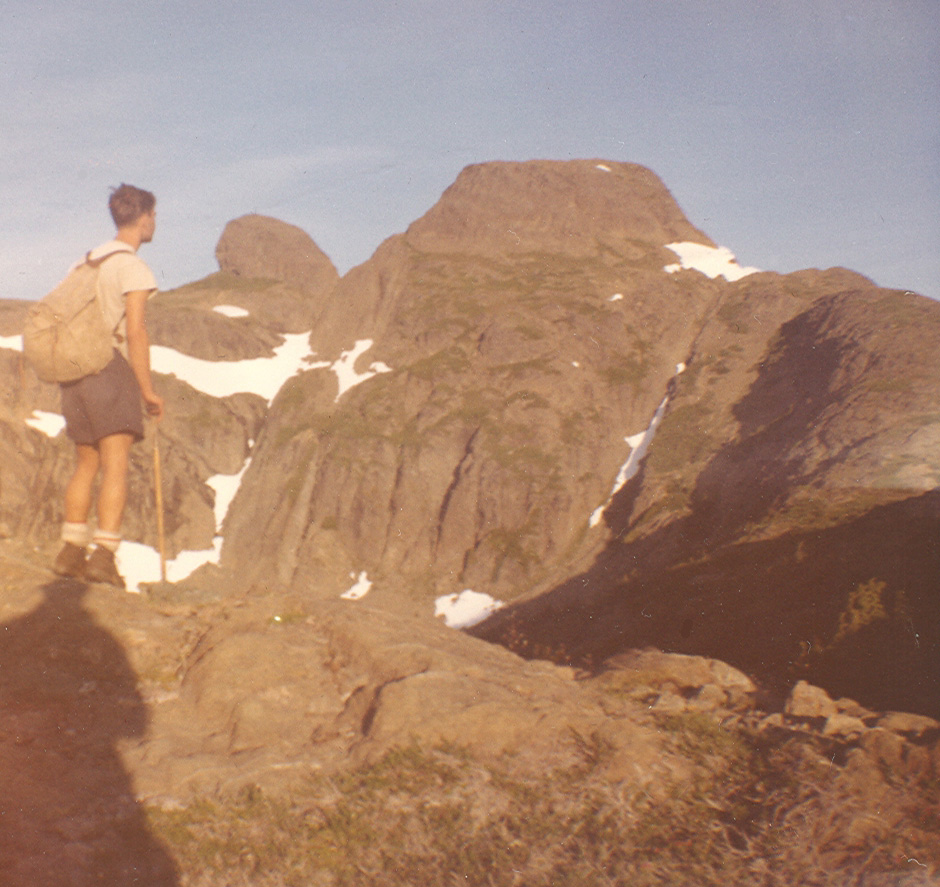 Alexandra Peak and the Thumb 1964 - photo courtesy of Otto Winnig