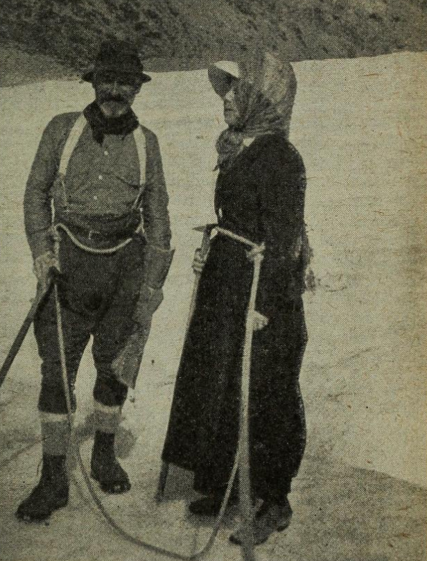 Arthur and Clara Wheeler at an Alpine Club camp.
