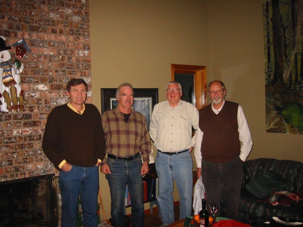 Joe Bajan, Ron Facer, Bob Tustin and Ralph Hutchinson 1998 – Lindsay Elms photo.