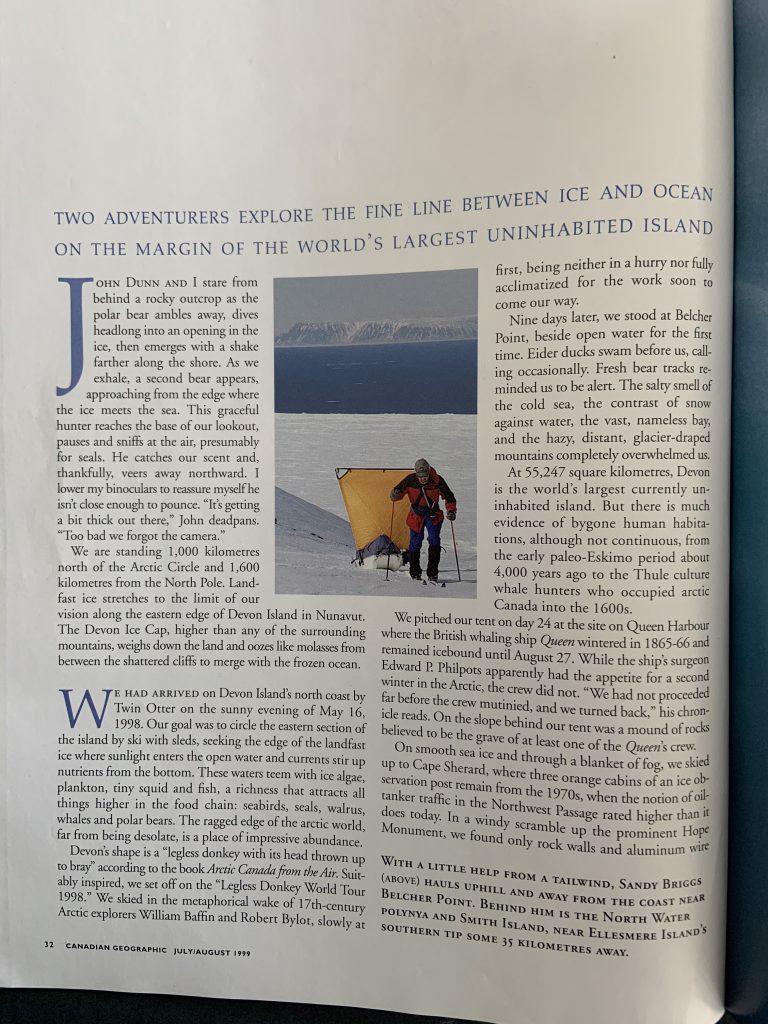 Summer on the Arctic’s Ragged Edge – Photos by John Dunn with text by Sandy Briggs.