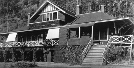 The Cameron Lake Chalet.
