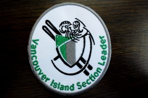 ACC Logo on an embroidered badge with the label "Vancouver Island Section Leader."