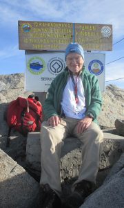Don Morton on Mt Kinabalu 2013