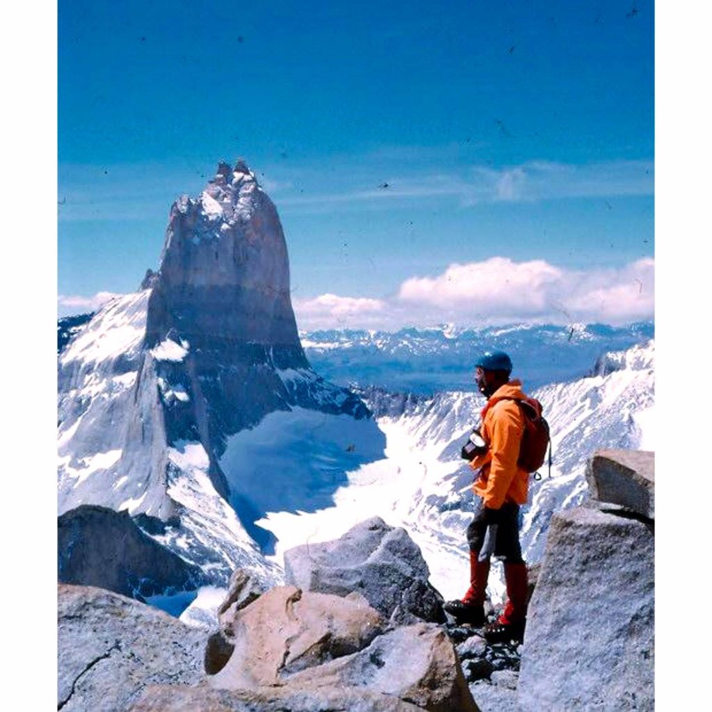Paul Fatti on the summit of the Sword (Espada) December 19, 1971 – Michael Scott photo.