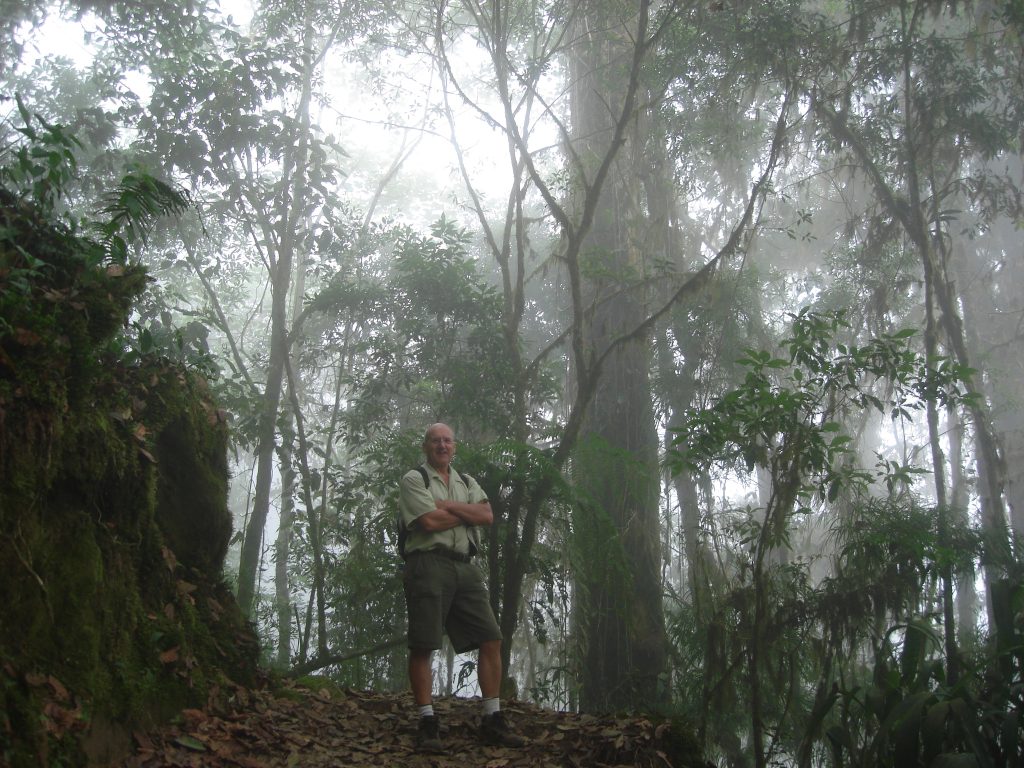Graham Maddocks on the trail to Cerro Chirripo 2009 – Graham Maddocks photo.