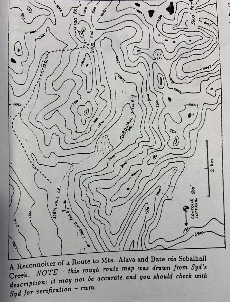 Sketch map of the Sebalhall area.
