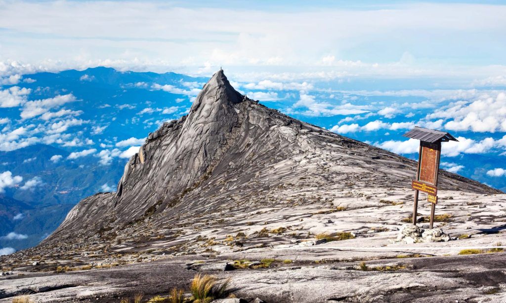 Mt. Kinabalu (Gunung Kinabalu) is protected as Kinabalu Park, a World Heritage Site.