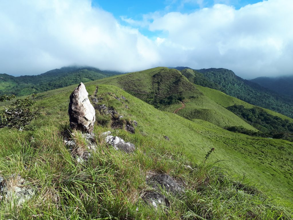 Looking back along the ridge on La India Dormida 2018 – Lindsay Elms photo.