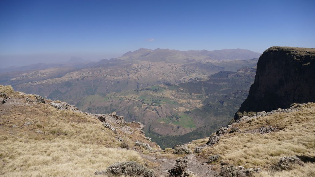 The view from near the summit of Ras Dashan 2017 – Liz Williams photo.