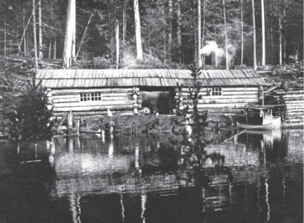 Lord Bacon’s cabin on the Campbell Lake.
