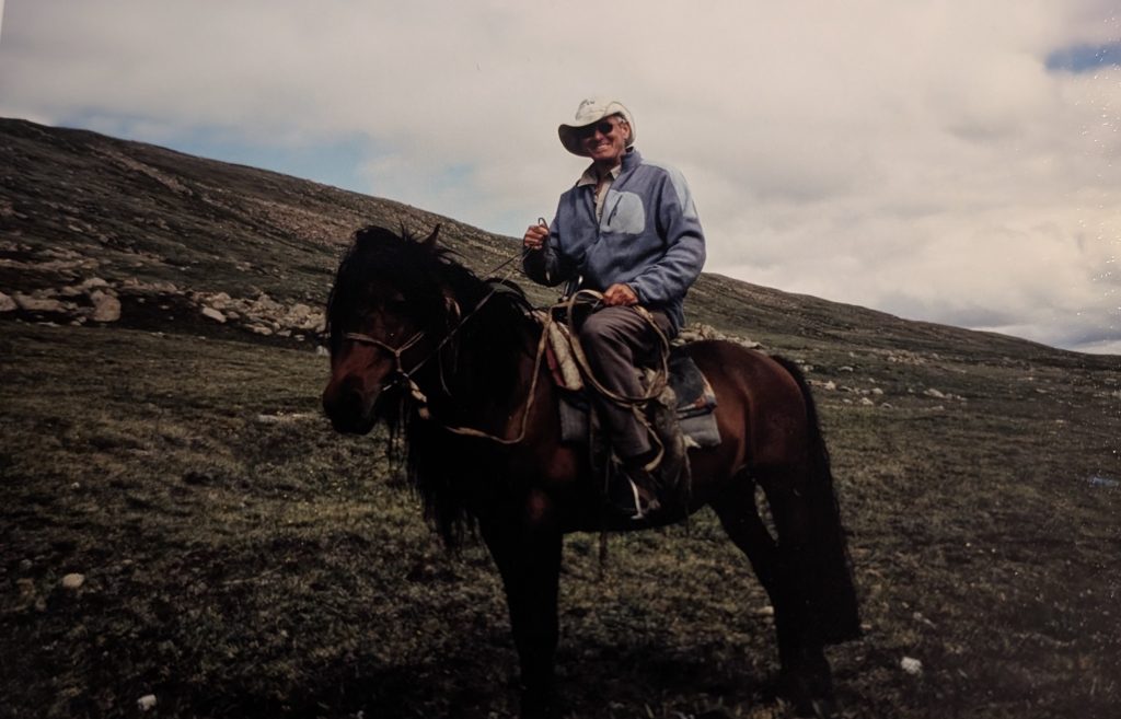 Mike Hubbard in Mongolia 2006 – Mike Hubbard photo.