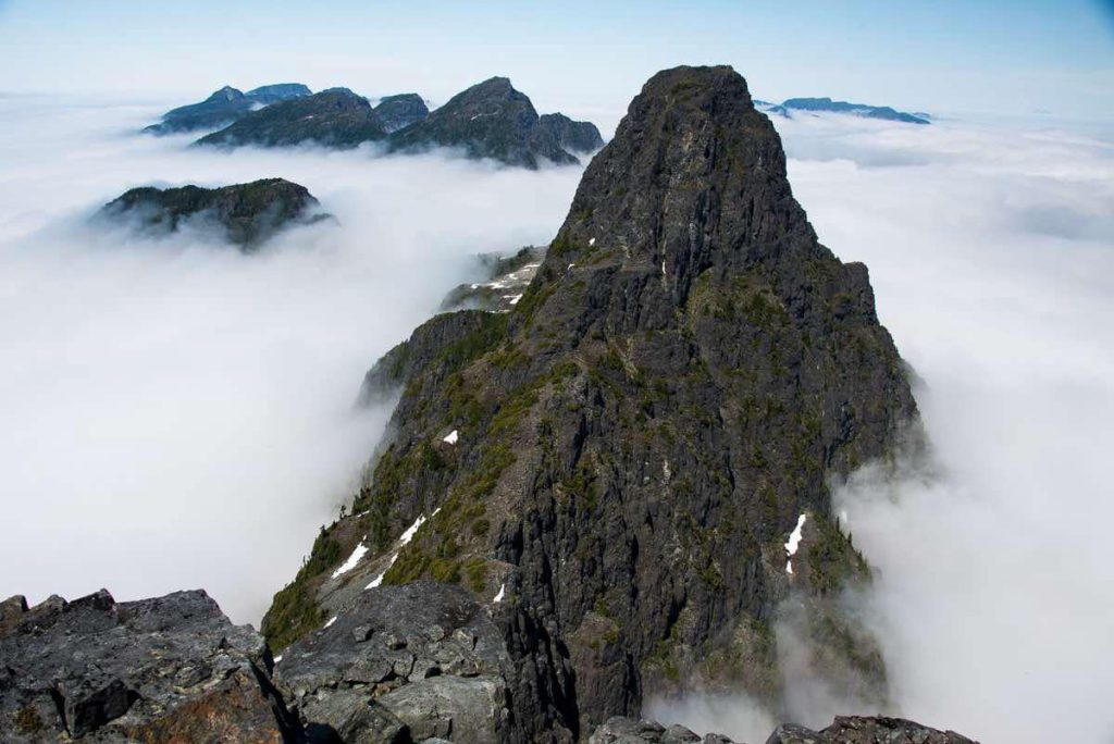 Bonanza Peak from near Mt. Ashwood 2016 – Matt Lettington photo.