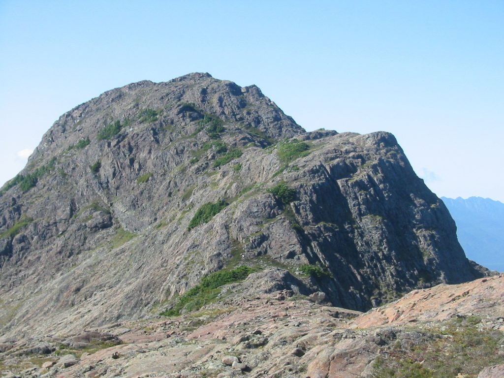 The south ridge of Mook Peak 2005 – Lindsay Elms photo.