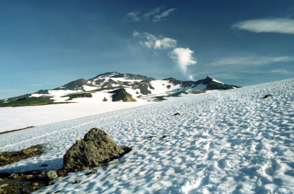 Mt. Mutnovsky on the Kamchatka Peninsula.