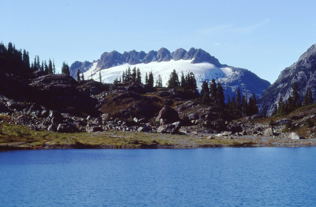 Nine Peaks from Cream Lake – Lindsay Elms photo.