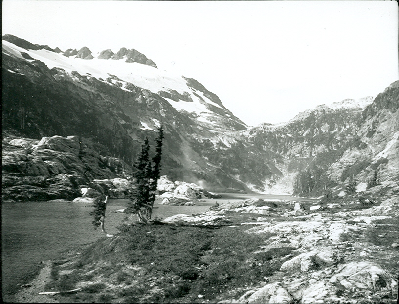 View of Nine Peaks and Della Lake 1907.