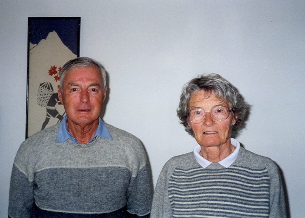 Patrick and Elizabeth Guilbride in 2001 – Lindsay Elms photo.