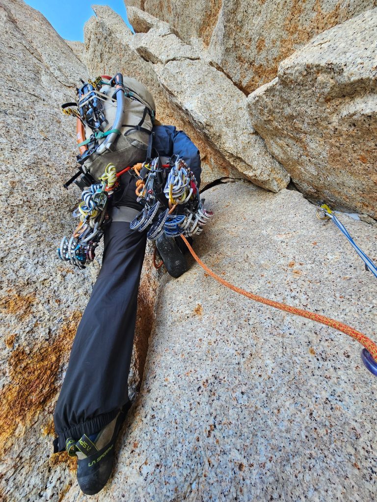 Ryan Van Horne pitching on El Chalten 2026 – Ryan Van Horne photo.