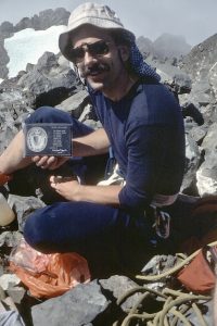 Rick Eppler on the Golden Hinde 1987