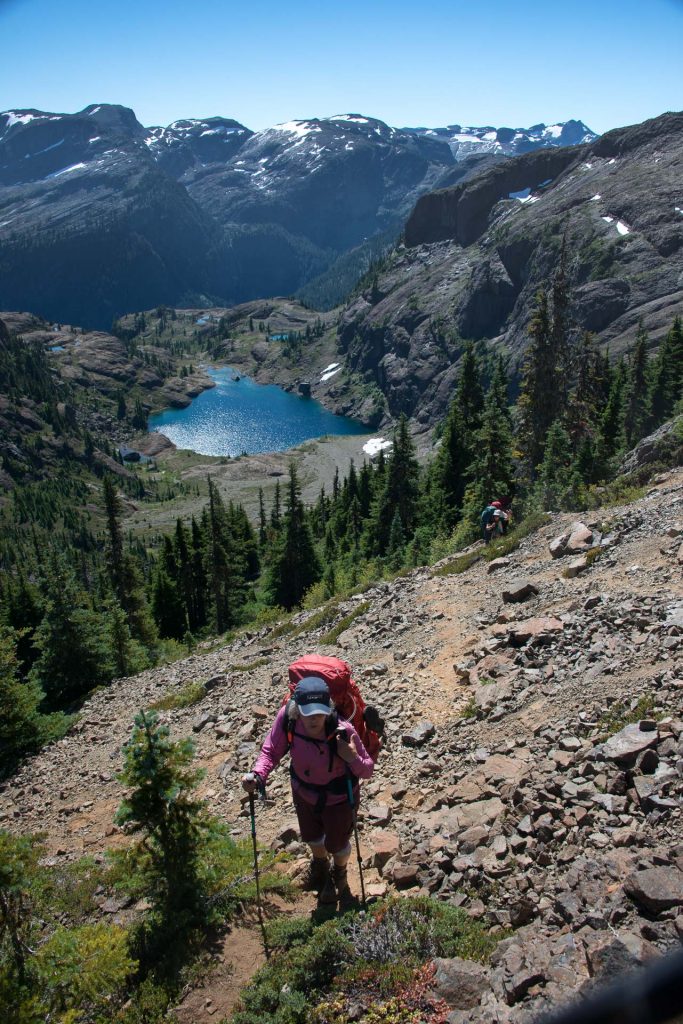 Looking down on Ruth Masters Lake – Matthew Lettington photo.