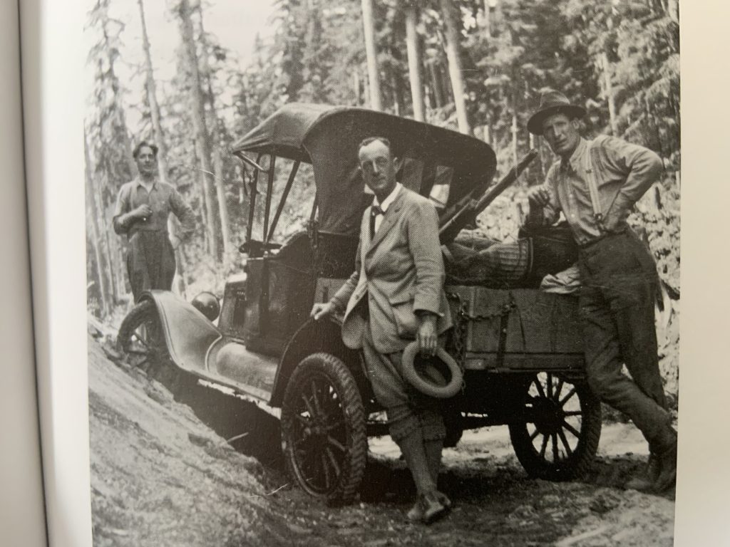 Driving hazards along the logging road to Strathcona Park – William Reid photo.