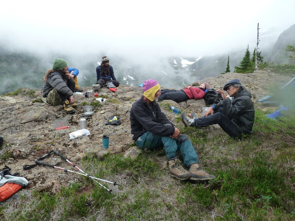 Lounging at camp on Elkhorn 2012 – Valerie Wootton photo.