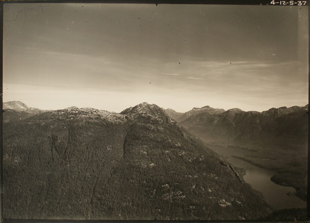 Mt. McBride (left) and Marble Peak from Mt. Phillips. Alexandra Peak in the distance.